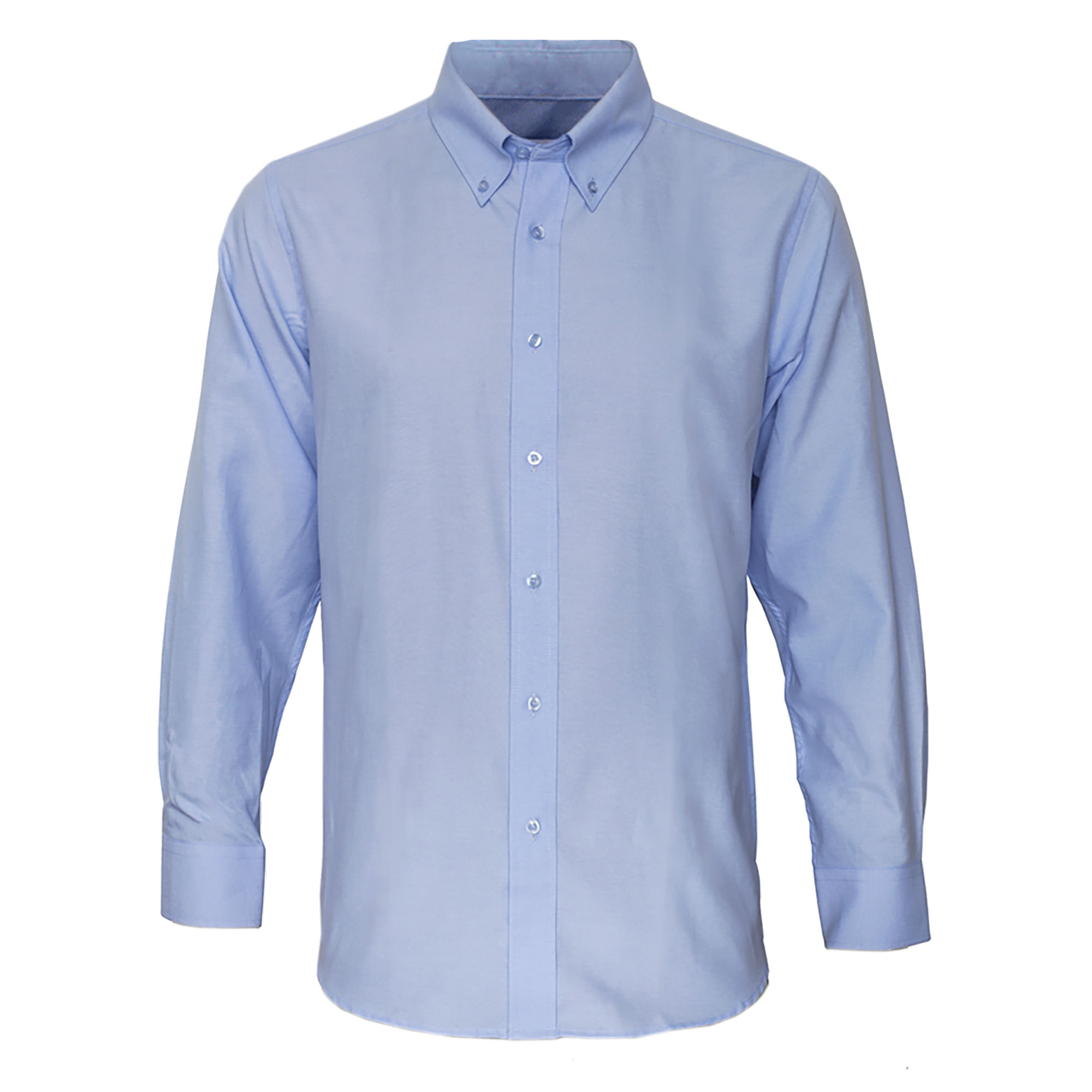 Camisa Oxford Hombre M Larga Celeste Safety Store